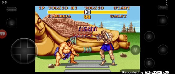 Street Fighter II Turbo: Hyper Fighting E. Honda vs Sagat luta completa