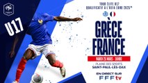 U17 : Grèce - France en direct
