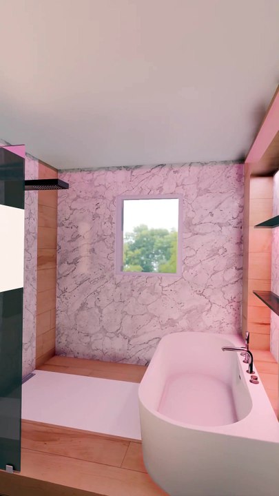 Aménagement de salle de bain : une série de projets 3D