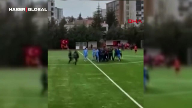 Elazığ’da amatör maçta hakemlere tekme tokatlı saldırı