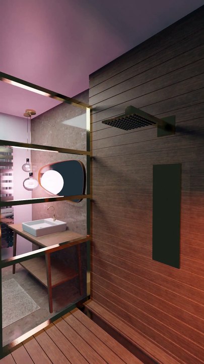 Aménagement de salle de bain : une série de projets 3D