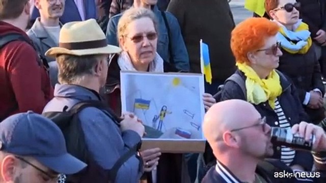 A Berlino mega manifestazione di sostegno per l'Ucraina