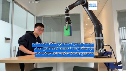 بازوی رباتیک مجهز به هوش مصنوعی با فکرخوانی به افراد فلج کمک ‌می‌کند