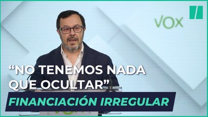 José Antonio Fúster (Vox): "No tenemos nada que ocultar"