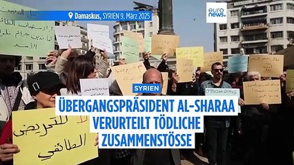 Syriens Interimspräsident Ahmed al-Sharaa will Gewalt an der syrischen Küste untersuchen lassen
