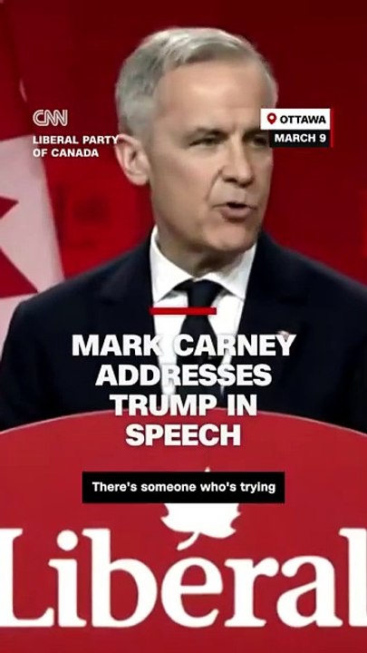 Canadian New Prime Minister Mark Carney Address Trump