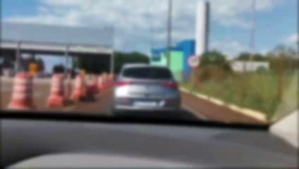 Vídeo mostra perseguição na BR-277 e apreensão de HB20 com maconha