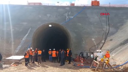 Kayseri'de tünel inşaatında göçük meydana geldi