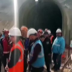Kayseri'de hızlı tren inşaatında kaya düştü! 1 ölü 1 yaralı
