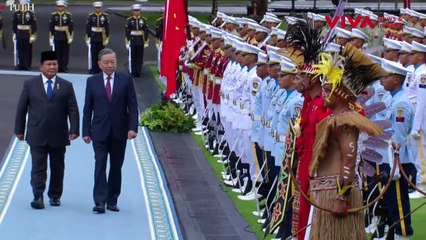 Momen Sekjen Tô Lâm Senang Disambut Siswa SD saat Upacara