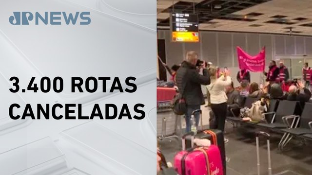 Greve nos aeroportos afeta voos na Alemanha