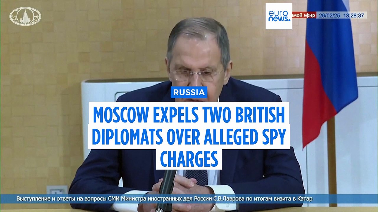 Russia expels two British diplomats over alleged espionage