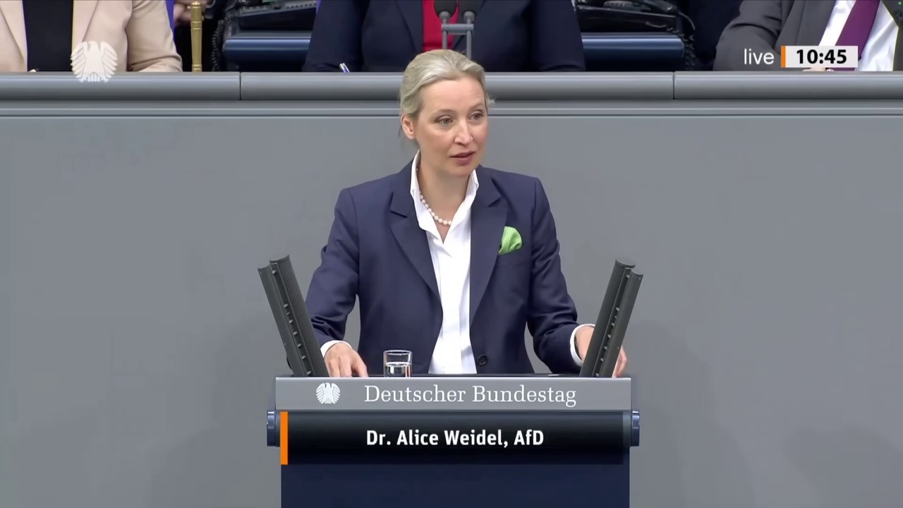 Alice Weidel knöpft sich die Grünen vor! 😂 - AfD-Fraktion im Bundestag