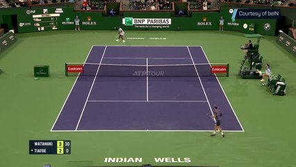Watanuki makes Indian Wells history with Tiafoe upset