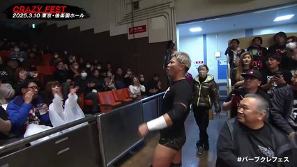 X vs Yusaku Ito: BARB SASAKI Refereeing Life 25th ANNIVERSARY 「CRAZY FEST」 (3/10/2025)