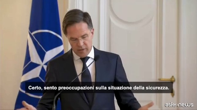 Rutte a Sarajevo: Nato impegnata garantire stabilit? , non ? il '92