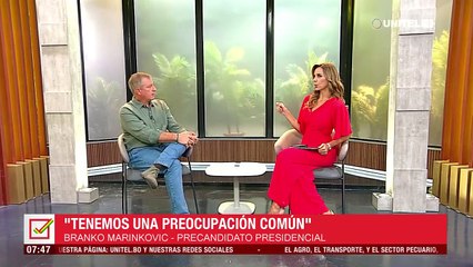 Branko sobre su reunión con Costas: “Tenemos una preocupación que es común que Santa Cruz y el país”