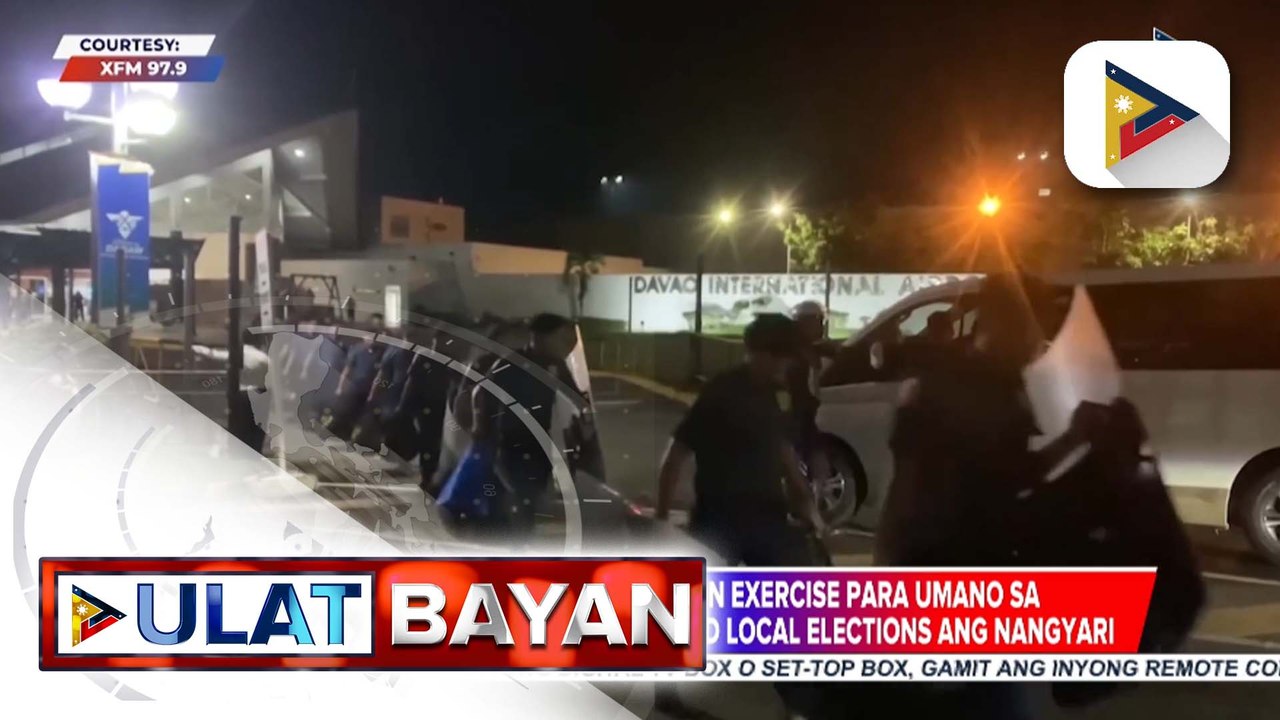PNP, nilinaw na simulation exercise para sa seguridad sa paparating na halalan ang paggalaw ng mga pulis sa Davao
