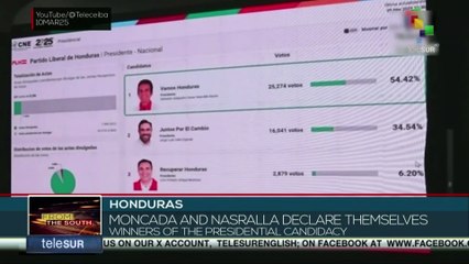 Honduras: Moncada and Nasralla declare themselves winners