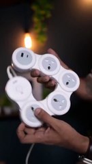 🔌 Foldable Extension Board | Compact & Multi-Plug Power Strip for Home & Office