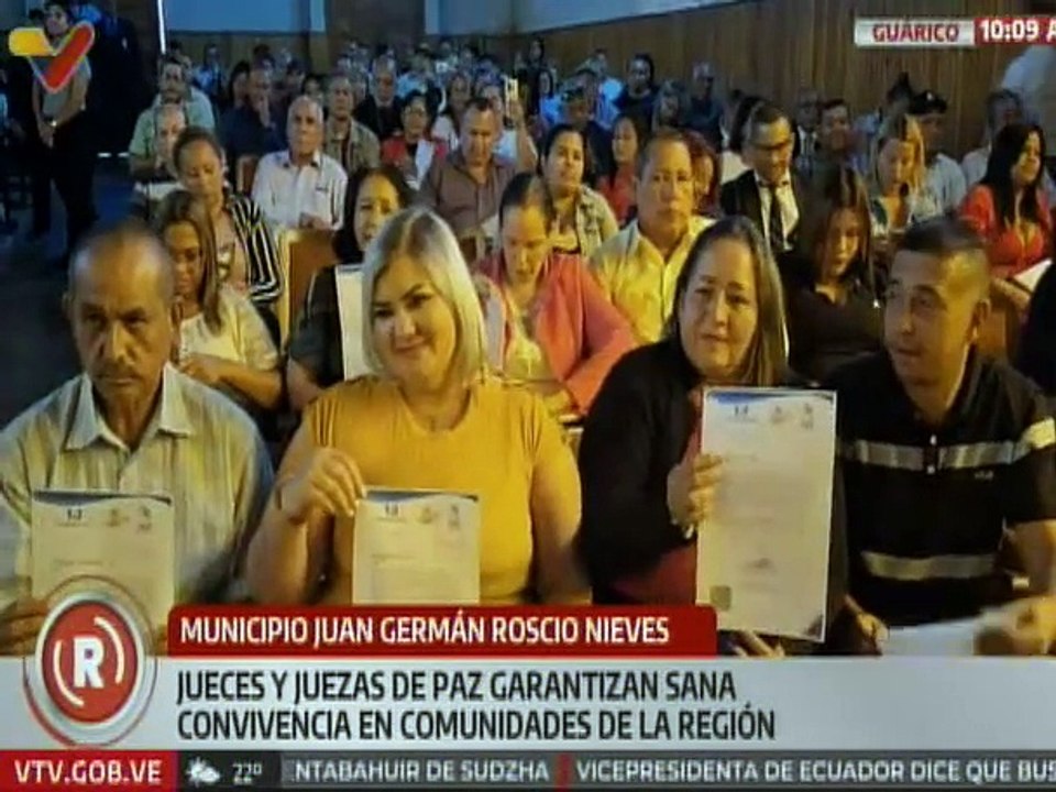 Guárico | Jueces de Paz Comunal son acreditados y juramentados en el mcpio. Juan Germán Roscio