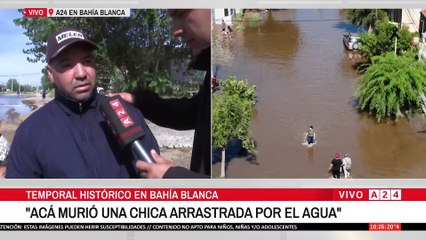 📢 BAHÍA BLANCA: "DE AHÍ SACAMOS EL CUERPO DE UNA CHICA"