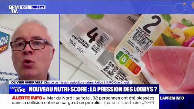 Nouveau Nutri-score: Certains industriels laitiers sont vent debout devant cette modification , explique Olivier Andrault (UFC-Que Choisir)