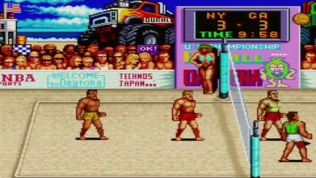 U.S. Championship V'Ball (1988 Arcade) Full Gameplay