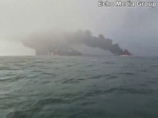 Reino Unido. Se incendia un buque petrolero