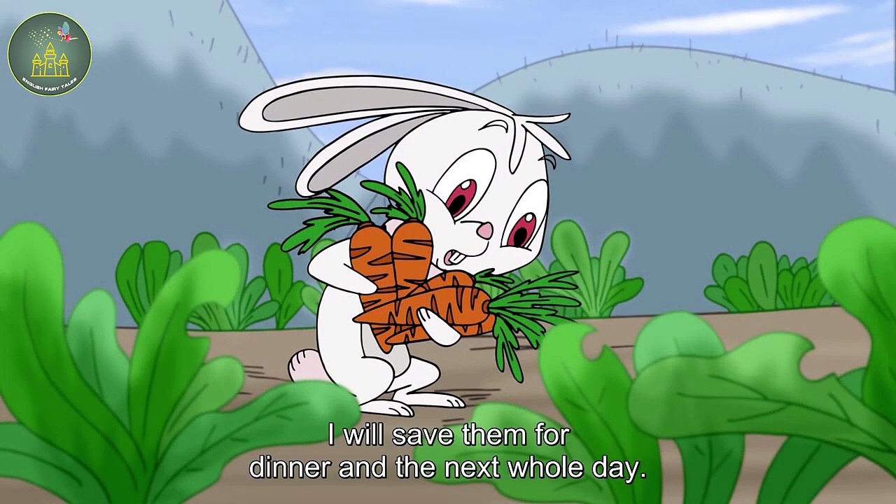 THE TWO LITTLE RABBITS _ FAIRY TALES ANIMATION IN ENGLISH