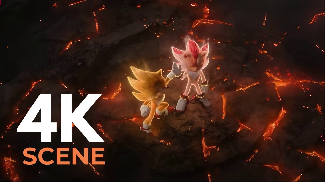 Super Sonic Vs Super Shadow l Sonic three the hedgehog 3 l Brutal Fighting Scene.