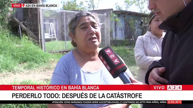 📢 CASAS ENTERAS ARRASADAS POR EL AGUA EN LOS BARRIOS STELLA MARIS Y SAN JORGE EN BAHÍA BLANCA