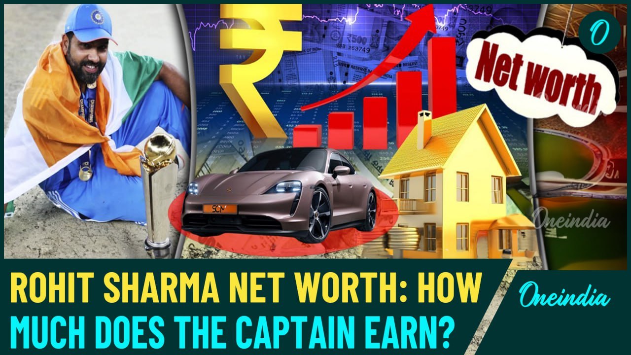 Rohit Sharma Net Worth : How Much Does Champion Captain Rohit Earn? Here Are All the Details
