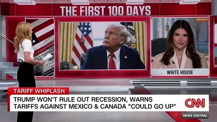 Trump won’t rule out recession, warns of ‘period of transition’