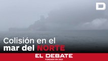 Al menos 32 heridos tras el choque de un petrolero y un mercante frente a la costa de Reino Unido