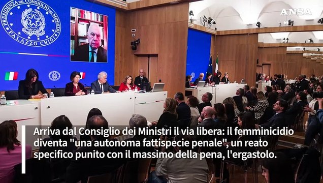 Il femminicidio diventa reato autonomo: tutte le novita' del ddl Roccella