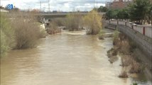 Así se encuentra el Manzanares tras las fuertes lluvias