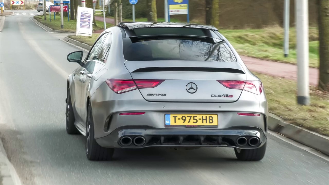 Mercedes CLA 45 S AMG with Custom Exhaust - Launch Controls & Accelerations !