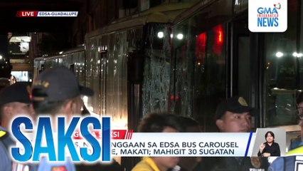 2 bus, nagbanggaan sa EDSA bus carousel sa Guadalupe, Makati; mahigit 30 sugatan | Saksi