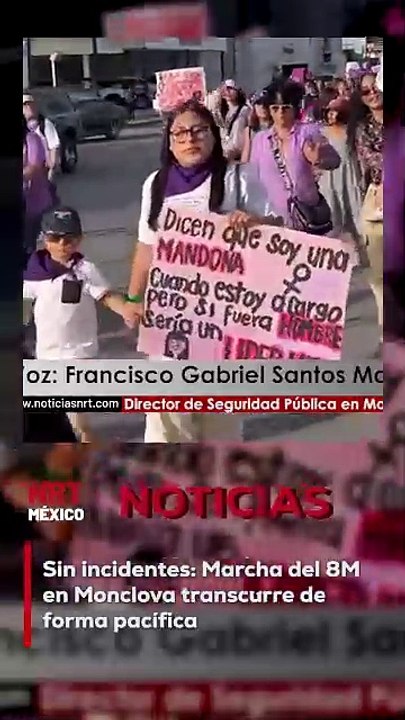 La marcha del 8M en Monclova concluyó con saldo blanco, sin reportes de incidentes graves. Autoridades y organizadores destacaron la participación pacífica de las asistentes.