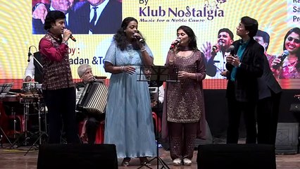 Hum bhi hain tum bhi ho | Sangeeta, Preethi, Mukhtar, Rana live cover song