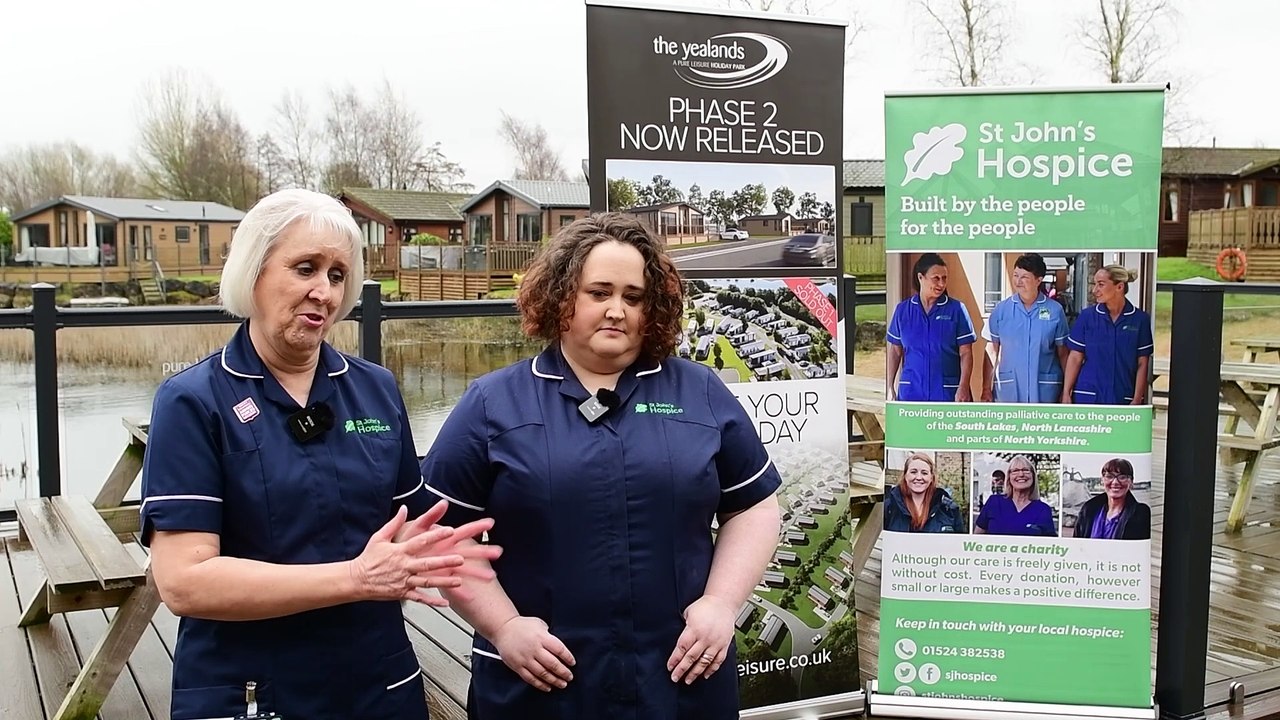 Pure Leisure Group donate cheque for £100,000 to St John's Hospice