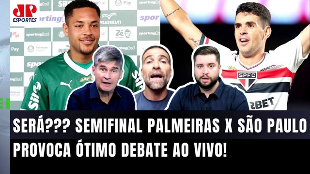 EU DUVIDO!!! Pra mim, o Palmeiras contra o São Paulo hoje... OLHA esse DEBATE antes do Choque-Rei!