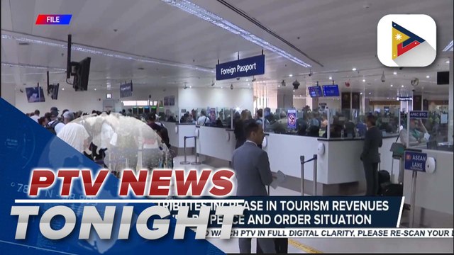 Palace attributes increase in tourism revenues to improve PH peace and order situation