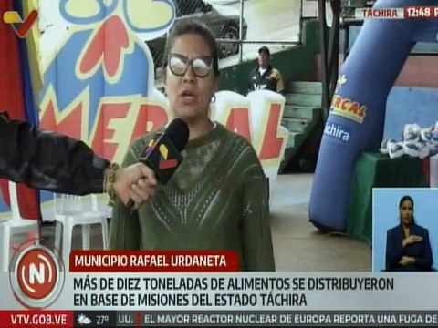 Táchira | Mercal expendió más de 10 toneladas de alimentos proteicos en el mcpio. Rafael Urdaneta