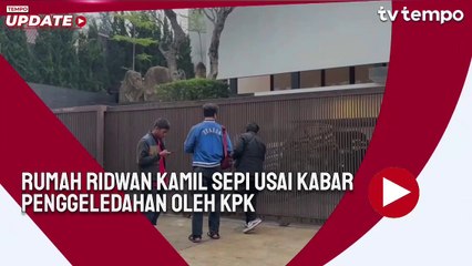 Rumah Ridwan Kamil Sepi Usai Kabar Penggeledahan oleh KPK