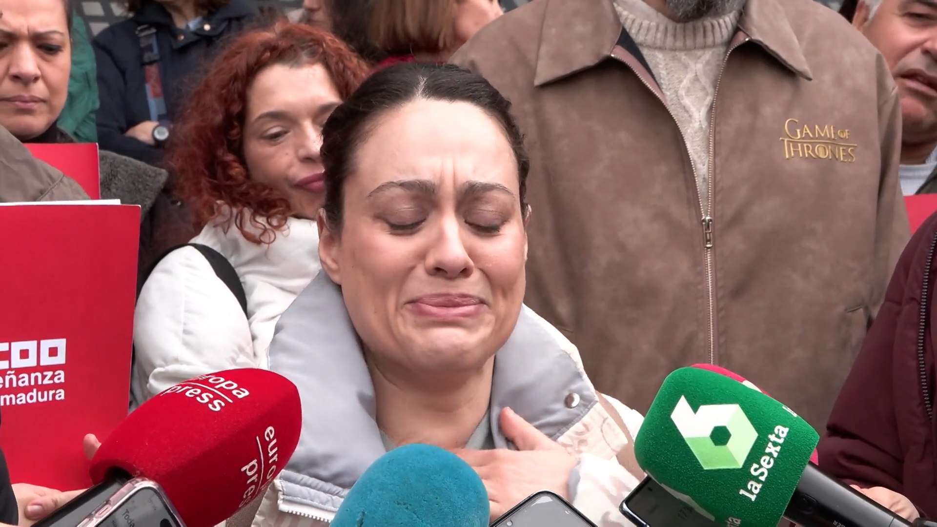 Una compañera de la trabajadora social asesinada, entre lágrimas: "Hay que cambiar la ley del menor"