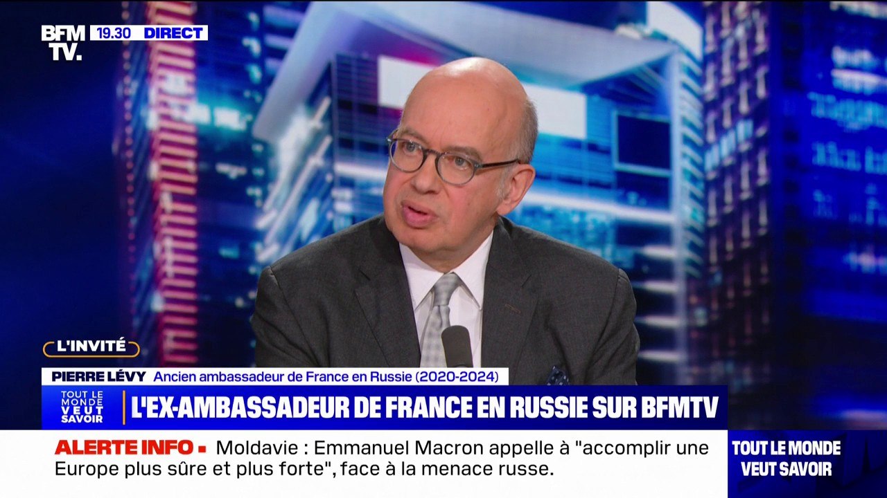 Guerre en Ukraine: "La négociation est beaucoup plus compliquée que la question du cessez-le-feu", affirme Pierre Lévy, ex-ambassadeur français à Moscou