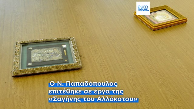 Εθνική Πινακοθήκη: Οι φωτογραφίες από την «επίθεση» του βουλευτή Νίκου Παπαδόπουλου