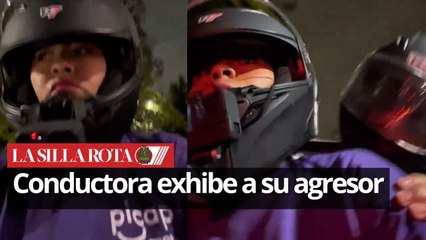 Mujer graba acoso de pasajero durante viaje en motocicleta